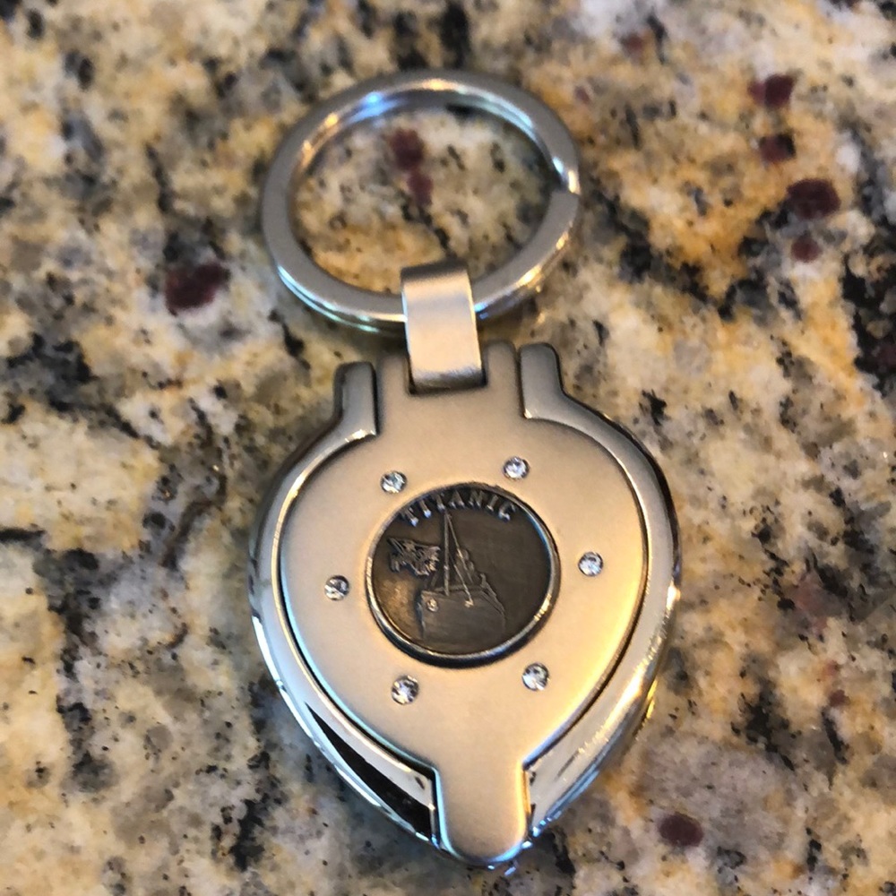 Titanic Photo Keychain Keepsake